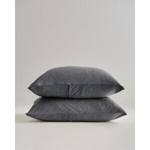 Quince Home Tencel Jersey Sham Set Heather Charcoal Bedding Standard 2